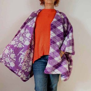 Abrigo / Chaquetón ^Ref.: Morado Rombos^