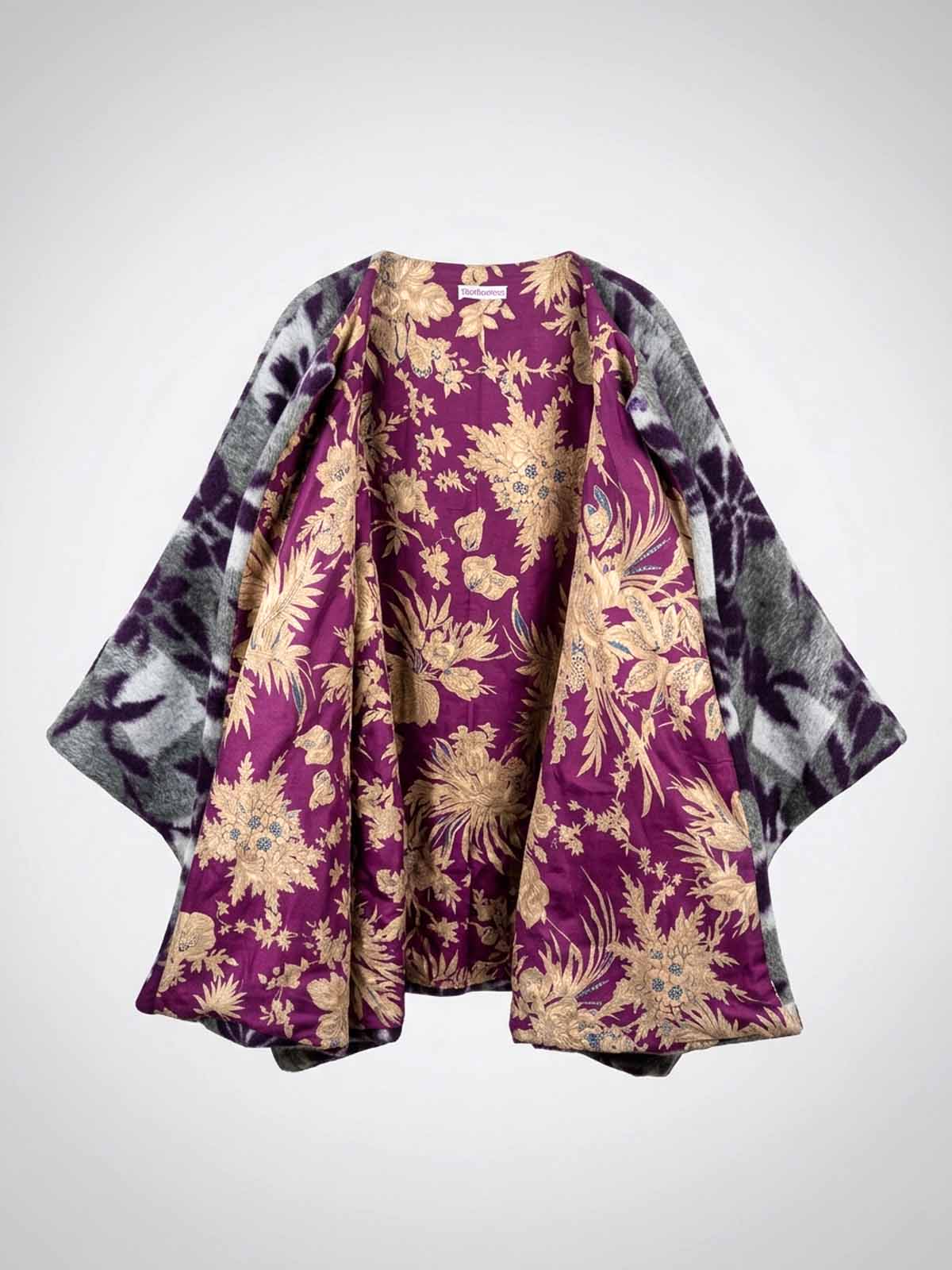 Abrigo / Chaquetón ^Ref.: Morado Flores^ - Imagen 9